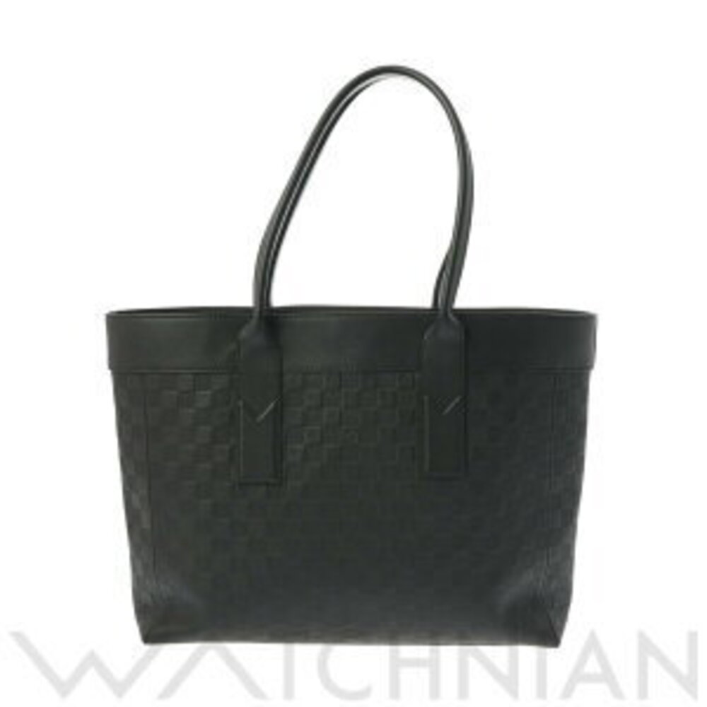 Louis Vuitton Damier Infini Black Cabas Voyage Onyx Black Leather Tote Bag